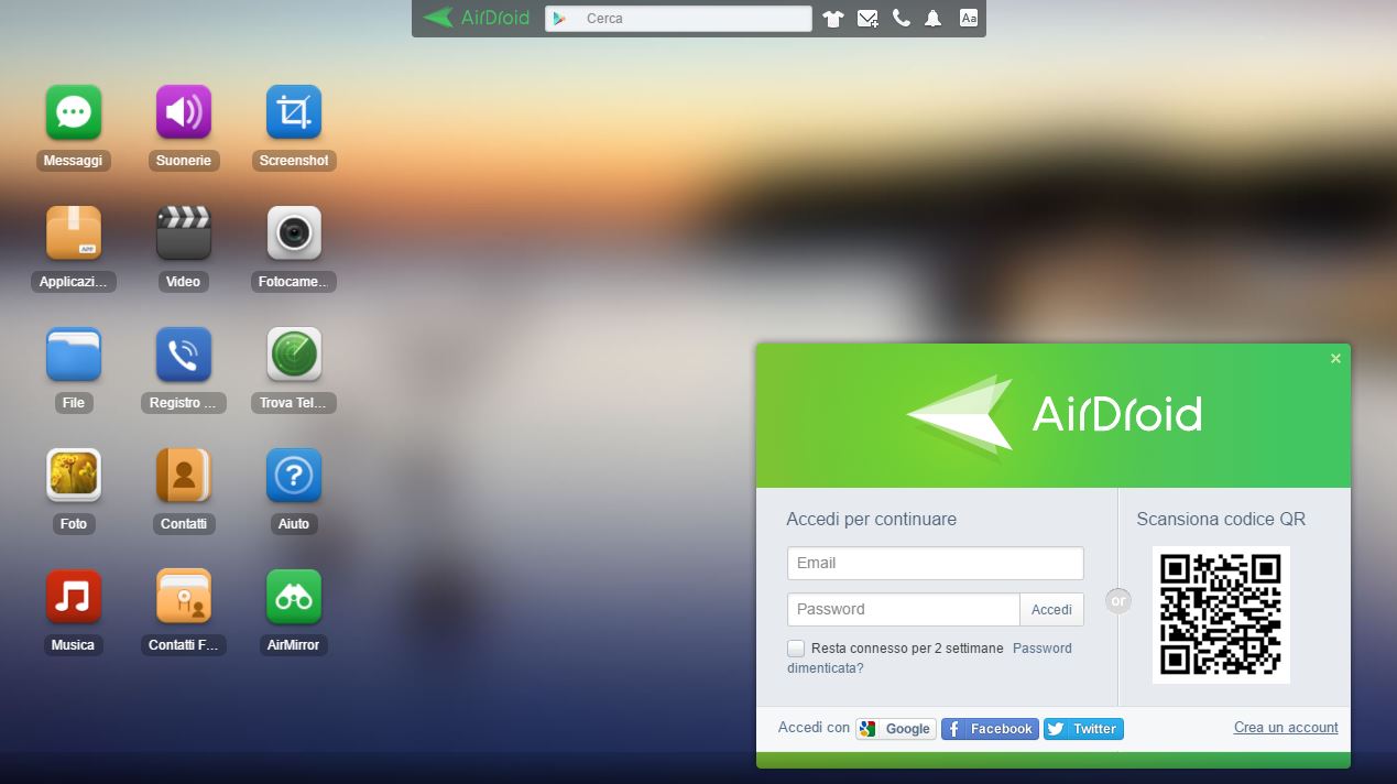 AirDroid: come condividere lo schermo dello smartphone
