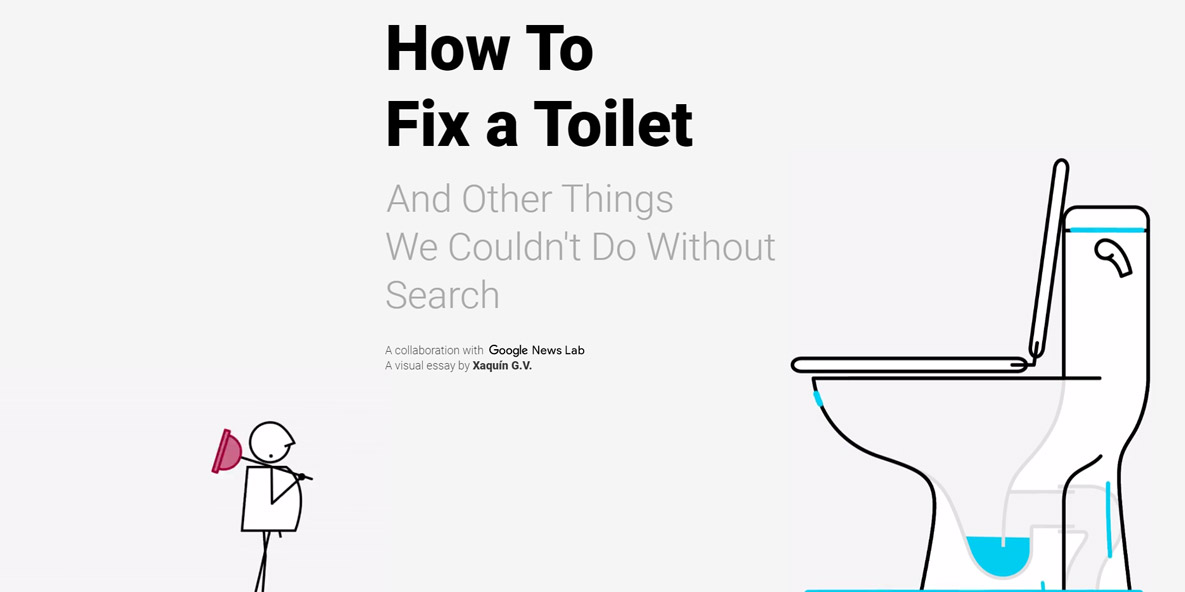 How to fix a toilet: il nuovo sito di Google